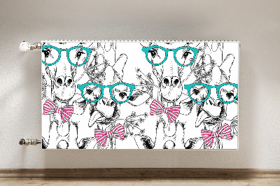 Cobertura magnética para radiador Girafa hipster