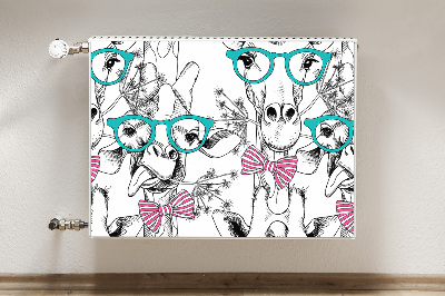 Cobertura magnética para radiador Girafa hipster