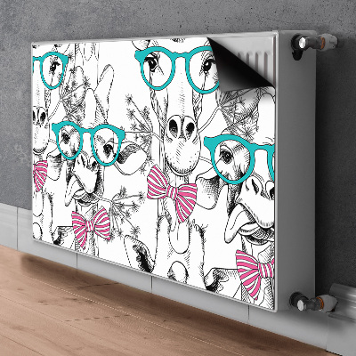 Cobertura magnética para radiador Girafa hipster