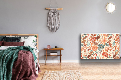 Capa magnética para radiador Flores Artísticas