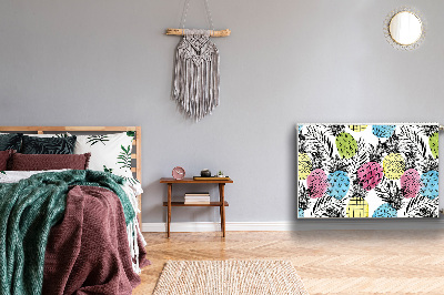 Cobertura magnética para radiador Abacaxis coloridos