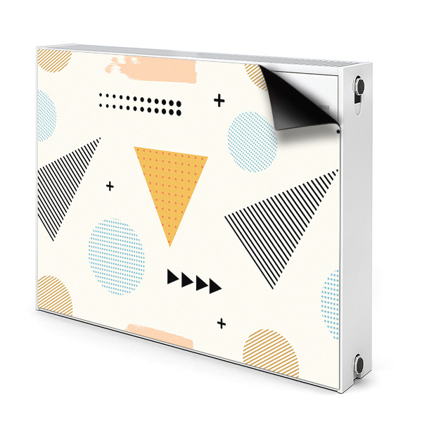 Capa magnética para radiador Formas coloridas