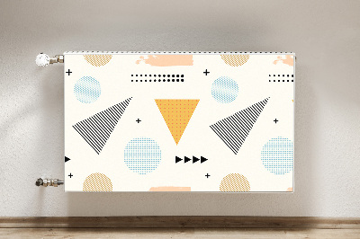 Capa magnética para radiador Formas coloridas