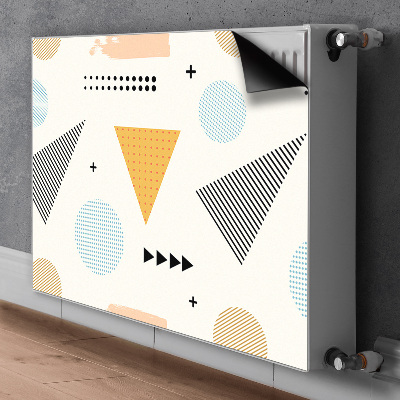 Capa magnética para radiador Formas coloridas