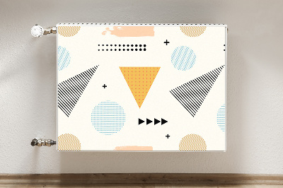 Capa magnética para radiador Formas coloridas