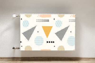 Capa magnética para radiador Formas coloridas