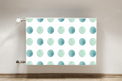 Cobertura magnética para radiador Pontos verdes