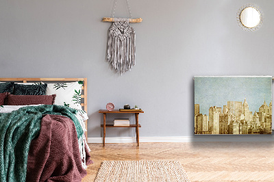 Cobertura magnética para radiador Arranha-céus de Manhattan