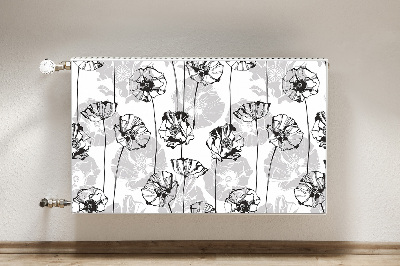 Capa magnética para radiador Flores Glamour