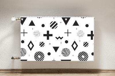 Cobertura magnética para radiador Padrões geométricos