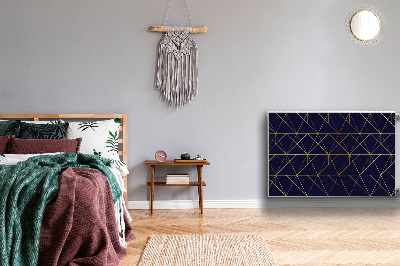 Cobertura magnética para radiador Padrão triangular