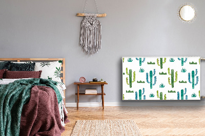 Capa magnética para radiador Cactos pintados