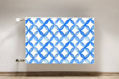 Cobertura magnética para radiador Rodas azuis