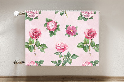 Cobertura magnética para radiador Uma rosa com espinhos