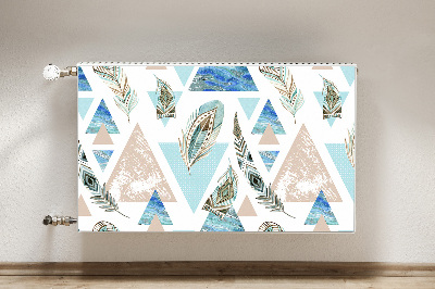 Capa magnética para radiador Triângulos e Penas