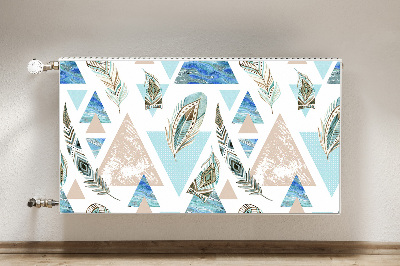 Capa magnética para radiador Triângulos e Penas