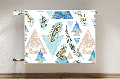 Capa magnética para radiador Triângulos e Penas