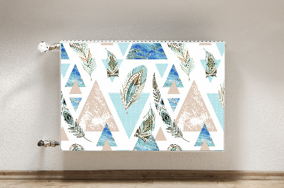 Capa magnética para radiador Triângulos e Penas