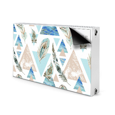 Capa magnética para radiador Triângulos e Penas