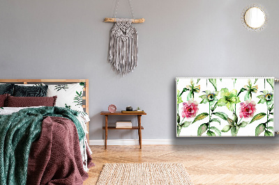 Cobertura magnética para radiador Flores da primavera