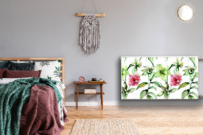 Cobertura magnética para radiador Flores da primavera