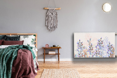 Capa magnética para radiador Folhas pastel