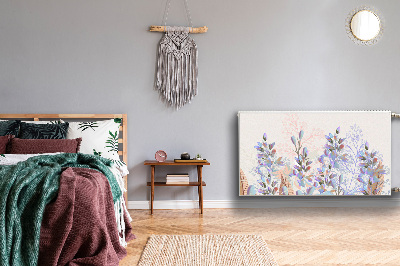 Capa magnética para radiador Folhas pastel