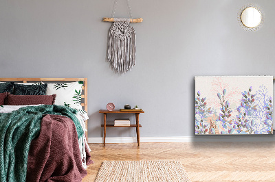 Capa magnética para radiador Folhas pastel