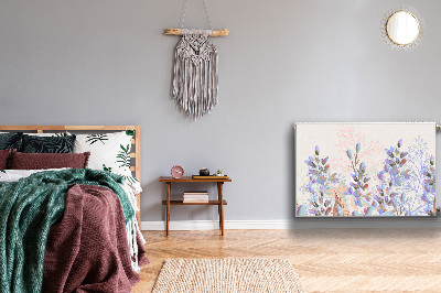 Capa magnética para radiador Folhas pastel