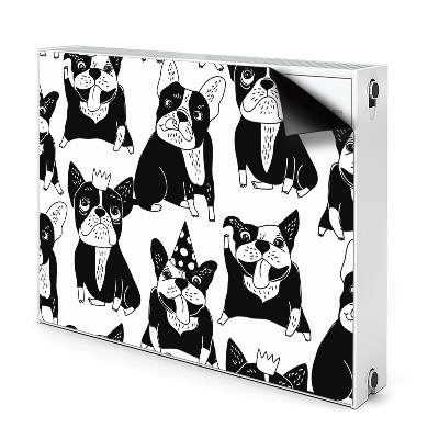 Capa magnética para radiador Cães felizes
