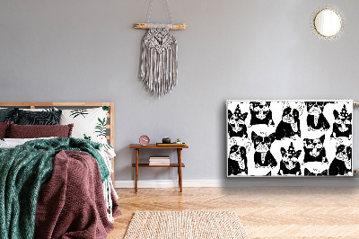 Capa magnética para radiador Cães felizes