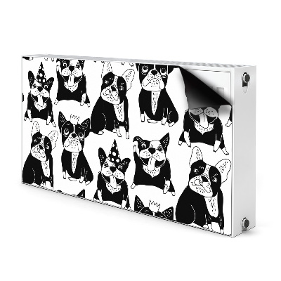 Capa magnética para radiador Cães felizes