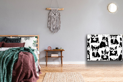 Capa magnética para radiador Cães felizes