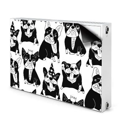 Capa magnética para radiador Cães felizes