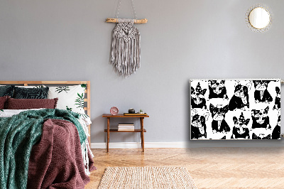 Capa magnética para radiador Cães felizes