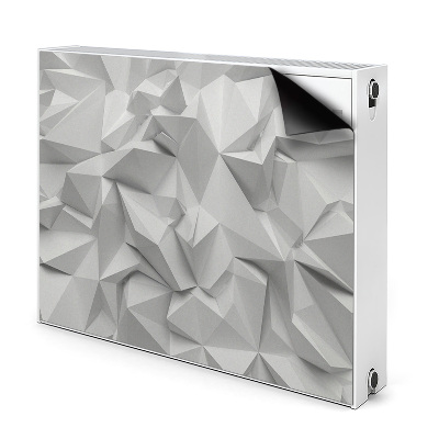 Capa magnética para radiador Abstração branca