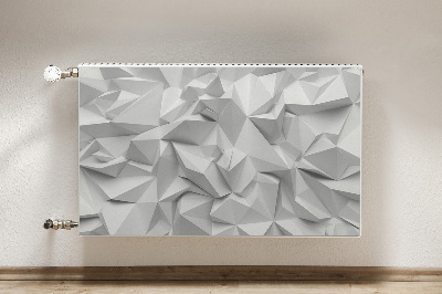 Capa magnética para radiador Abstração branca