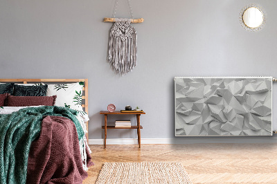 Capa magnética para radiador Abstração branca