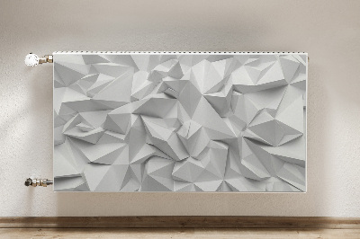 Capa magnética para radiador Abstração branca