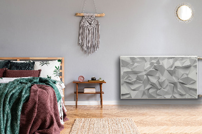 Capa magnética para radiador Abstração branca