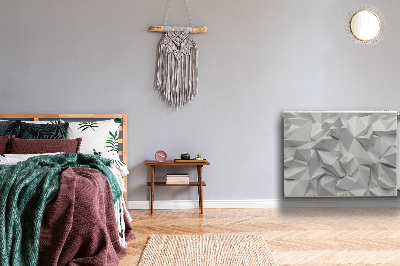 Capa magnética para radiador Abstração branca