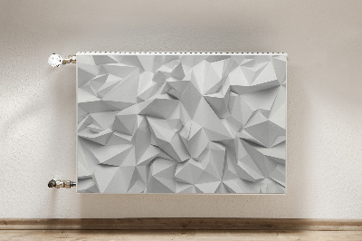 Capa magnética para radiador Abstração branca