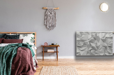 Capa magnética para radiador Abstração branca