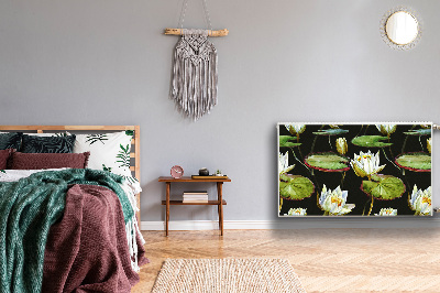 Capa magnética para radiador Flores de lótus