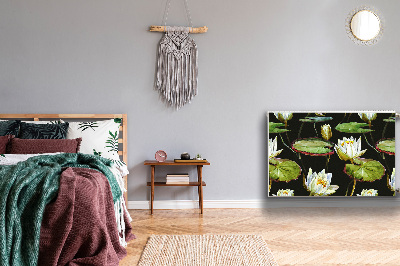 Capa magnética para radiador Flores de lótus