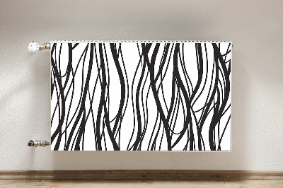 Cobertura magnética para radiador Linhas onduladas