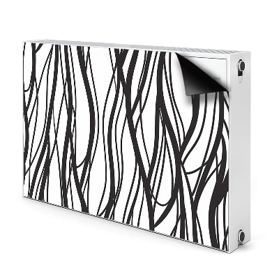Cobertura magnética para radiador Linhas onduladas