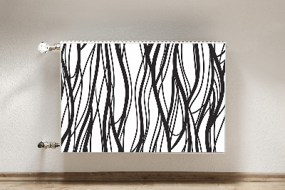 Cobertura magnética para radiador Linhas onduladas