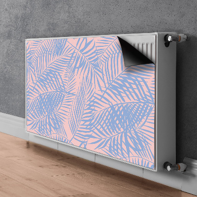 Capa magnética para radiador Folhas de palmeira