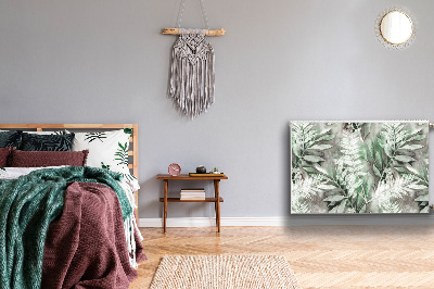 Cobertura magnética para radiador Folhas dos trópicos